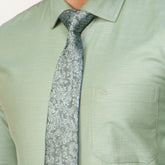 Shirt:Full Sleeve Blue Door_Regular Fit_ Dobby_295#1